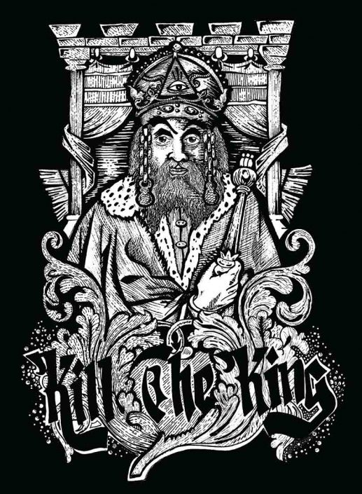 illustrazione grafica kill the king urban street wear