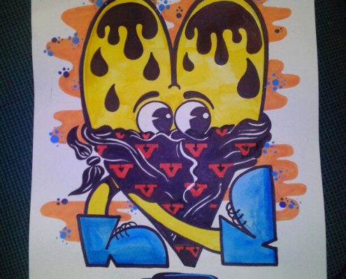 walking graffiti v